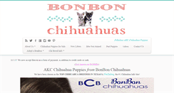 Desktop Screenshot of chihuahuapuppiesakc.com