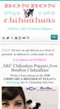 Mobile Screenshot of chihuahuapuppiesakc.com